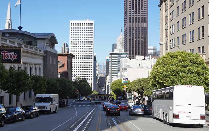 MUNI cable car & Cosmo Liner Van Hool 5702